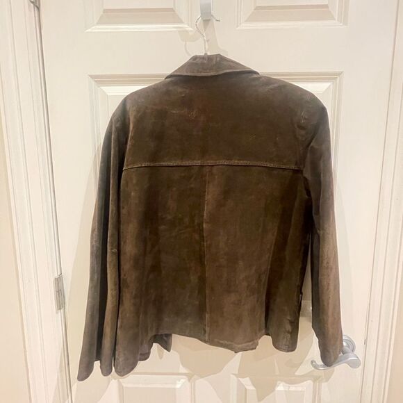 100% Leather Suede Jacket - Picture 10 of 11